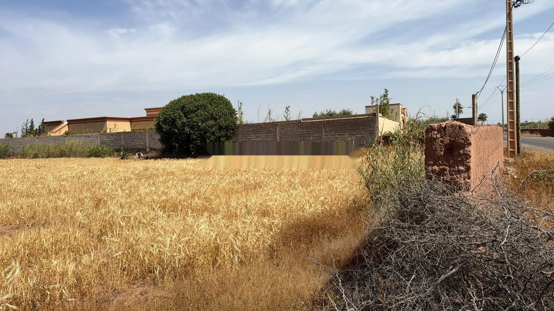 Beau terrain 7000 m² titré à 20 km de Marrakech