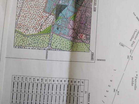 Terrain titré a vendre oued zem bonne affaire