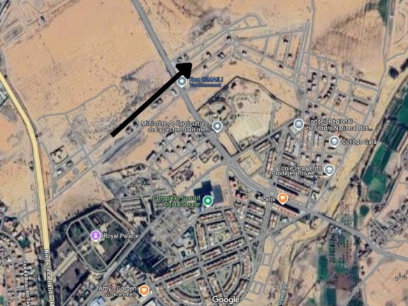 Terrain titré à vendre – 350 m² – Riad Isly