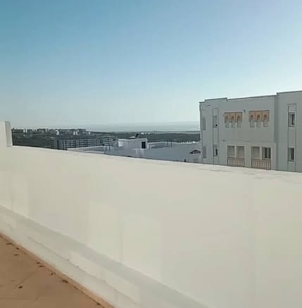 Appartement 110m² 38 million étage 4 madina jadida iben batouta tanger.avec terrasse تطل على البحر.